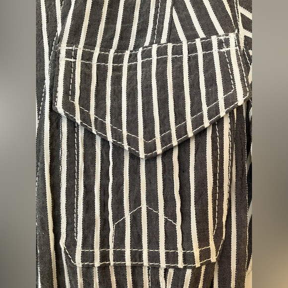 White House Black Market Striped Utility Midi. Size - 0P. - Picture 10 of 13